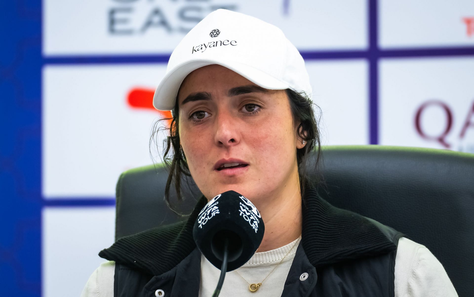 Jabeur at the Qatar TotalEnergies Open (Image Source: Getty)
